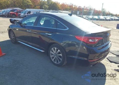 2015 Hyundai Sonata Sport z USA, uszkodzony, nr VIN 5NPE34AF9FH055646